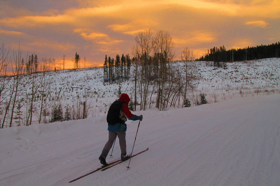 Brutal mostly uphill slog to end a long day!