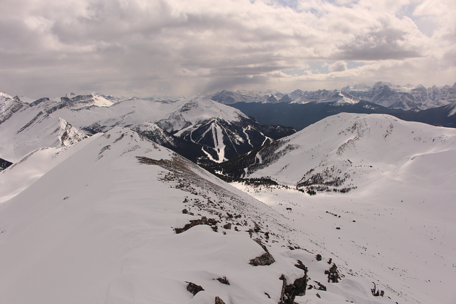 Zosia and I were originally planning to ski up Lipalian Mountain, but we changed our objective since Andrea and Peter had already been there.