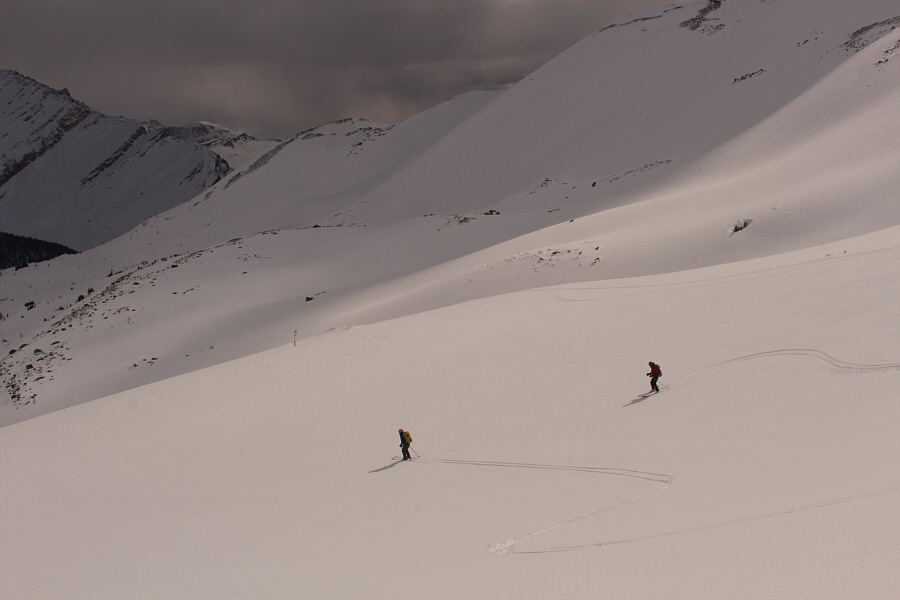 Very tiring and frustrating skiing!