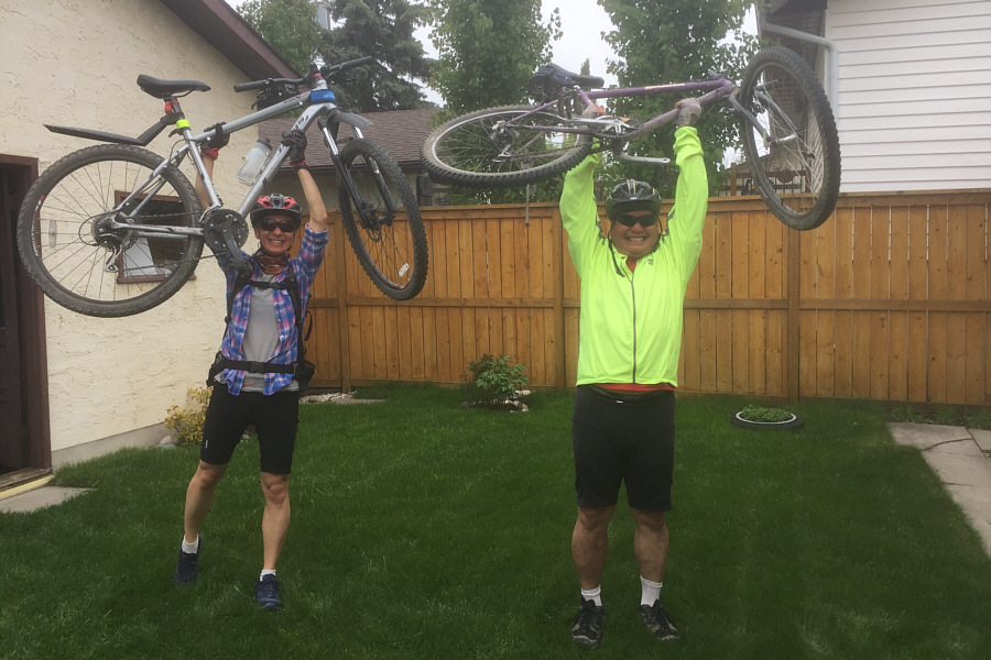 And we still have to ride home after this!