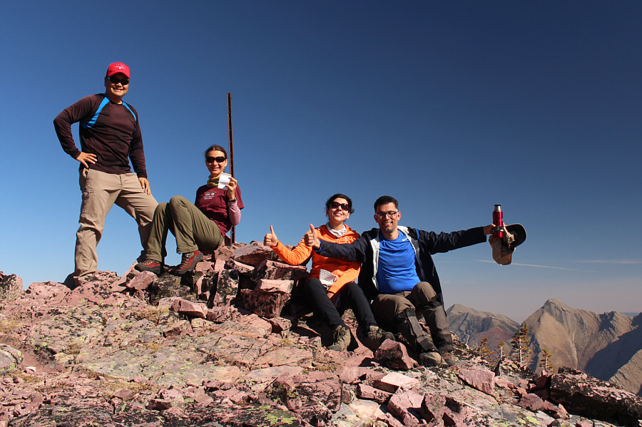 A bit anticlimactic after climbing the higher unnamed high point!