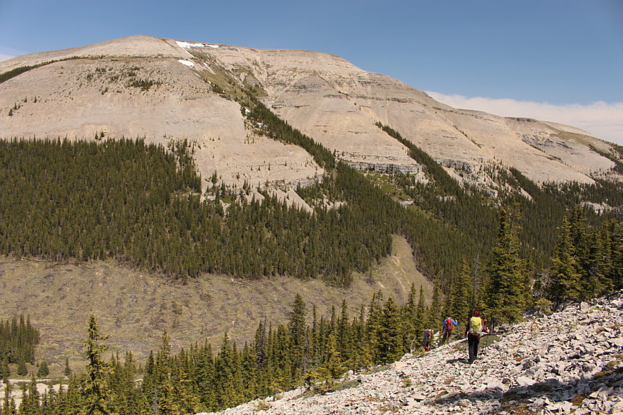 And that's Plateau Mountain across the valley!