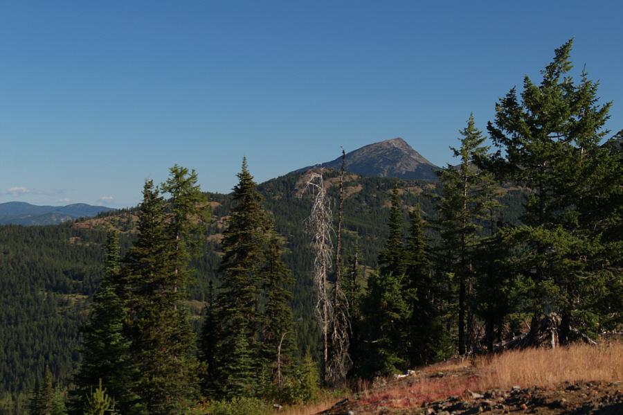 It's about the only peak that stands out on the surrounding horizon.