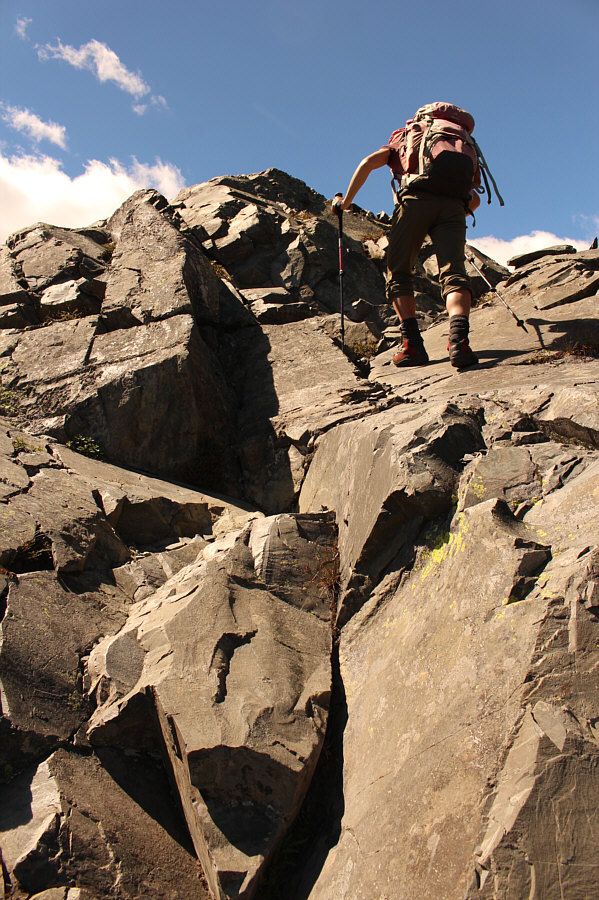 A nice change of pace, but there is still a lot of climbing left.