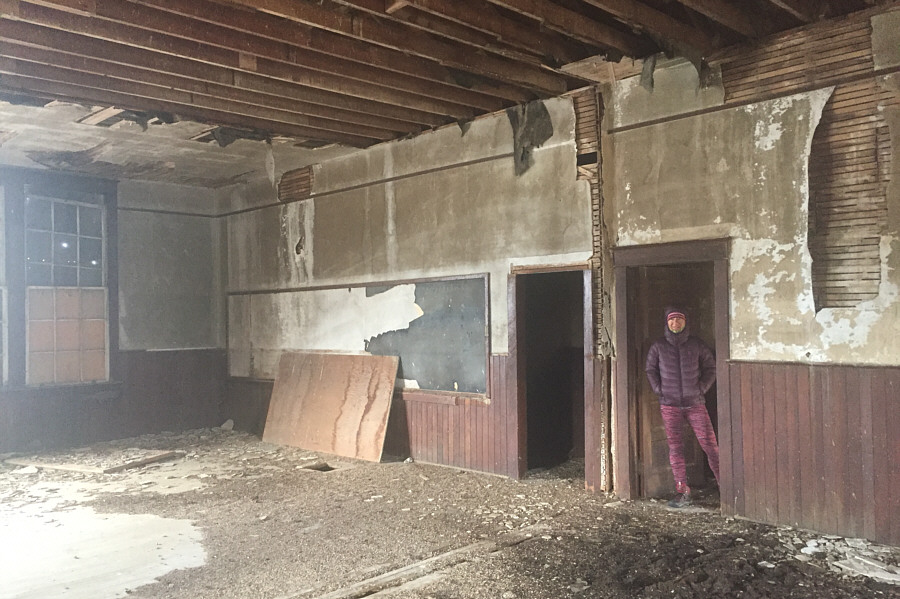 It's a bit drafty now!