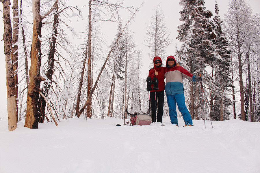 Any summit you can ski up is a good one!
