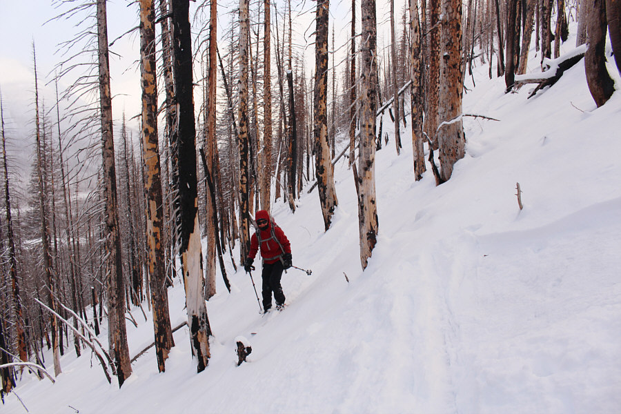 More snow would make for better skiing here.
