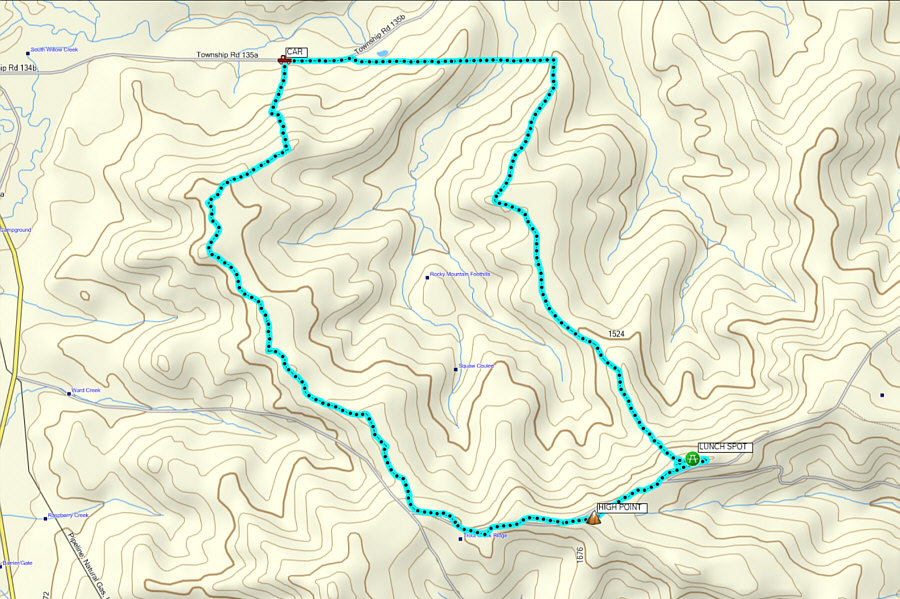 A very satisfying ridge walk.
