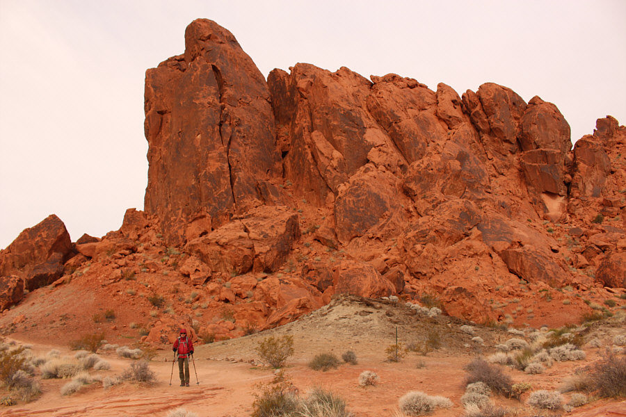 There's a scramble route up Gibraltar Rock, but it's not from this side.