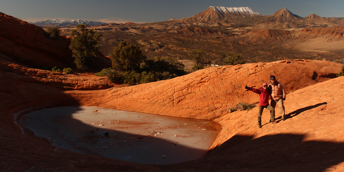 Too bad we didn't bring ice skates!