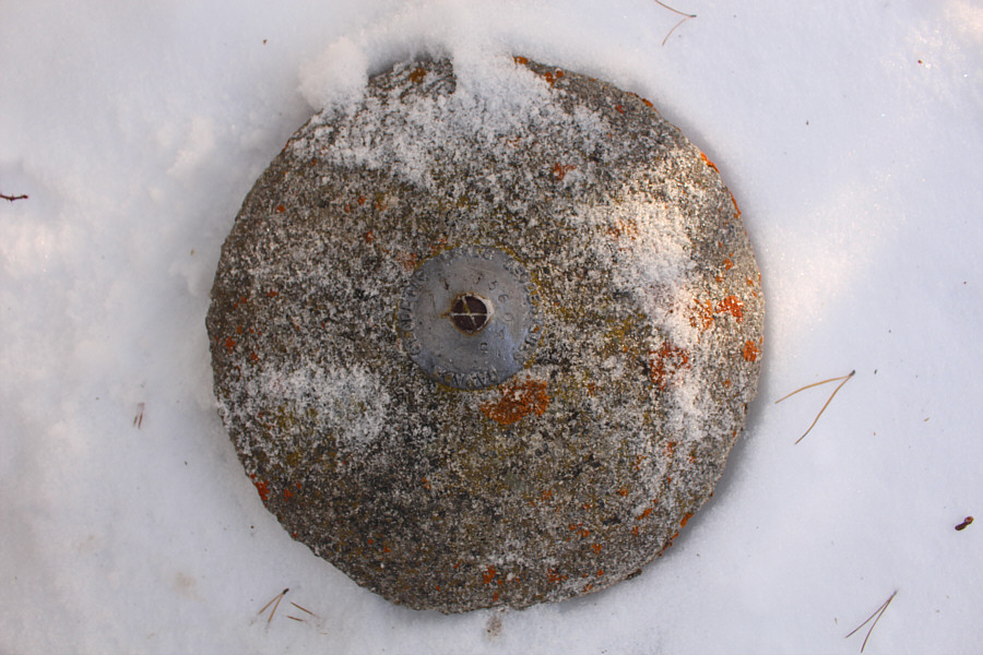 I wonder how they managed to survey this spot with trees blocking all the views.