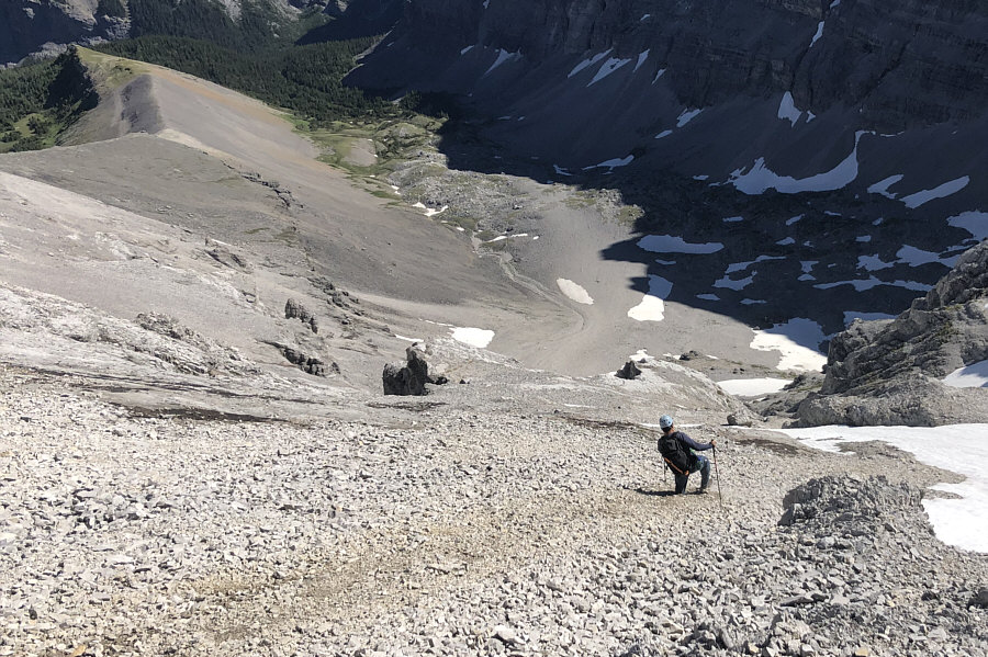 It looks like my left leg is nearly buried up to my knee!