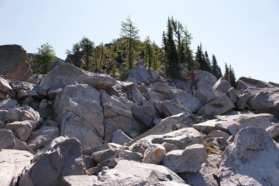 We're getting to the fun part of the ascent.