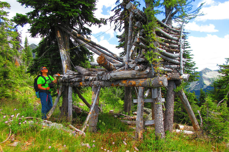 The ski resort's original daylodge?
