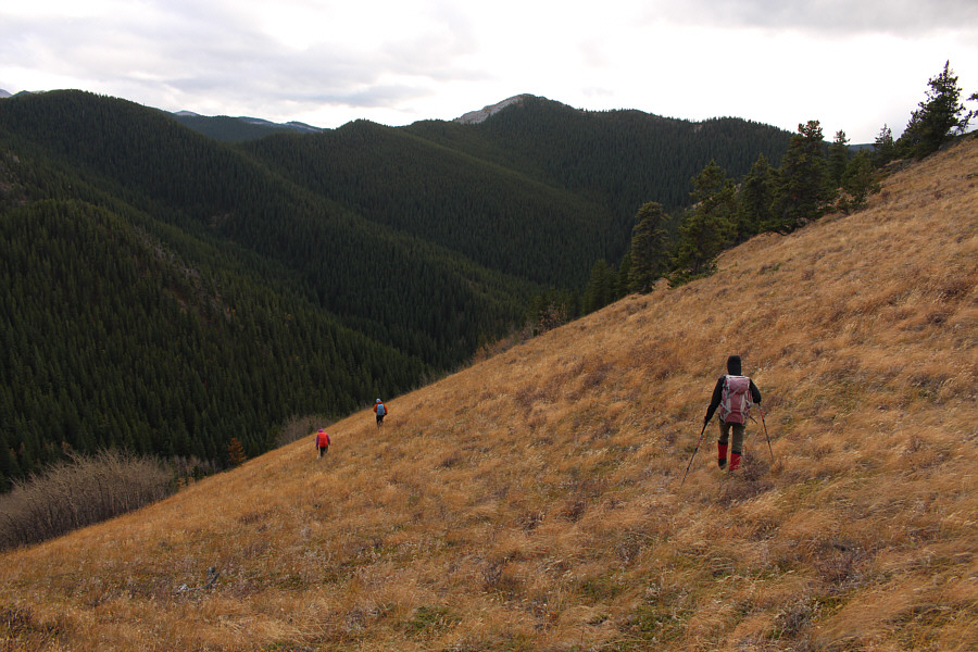 The best thing about going down is getting out of that bloody wind!