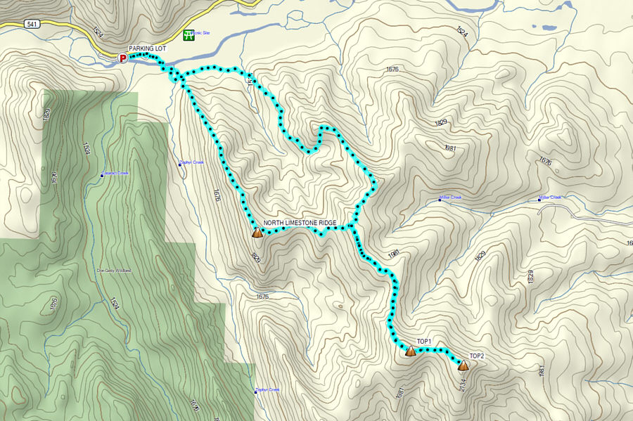 A very strenuous hike made all the more challenging in windy conditions.