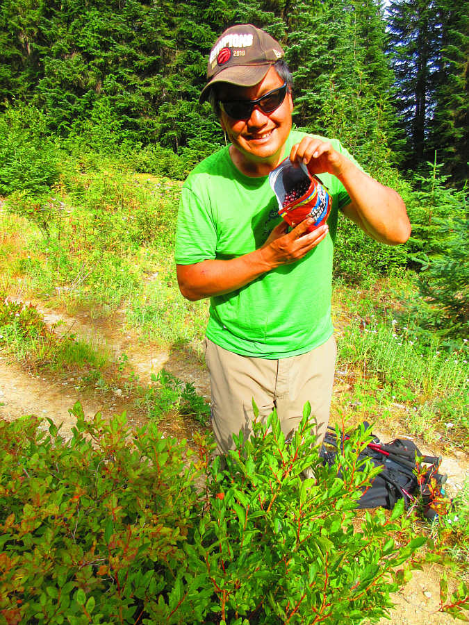 It didn't take long to fill up the bag!