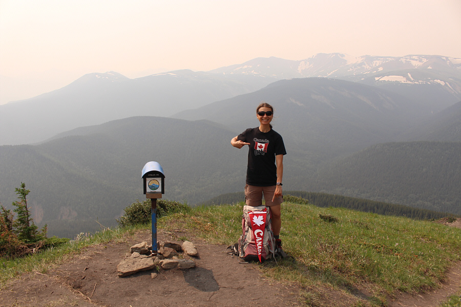 Zosia really embraces Canada as you can see!