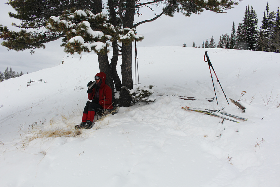 Too cold to linger for long though!