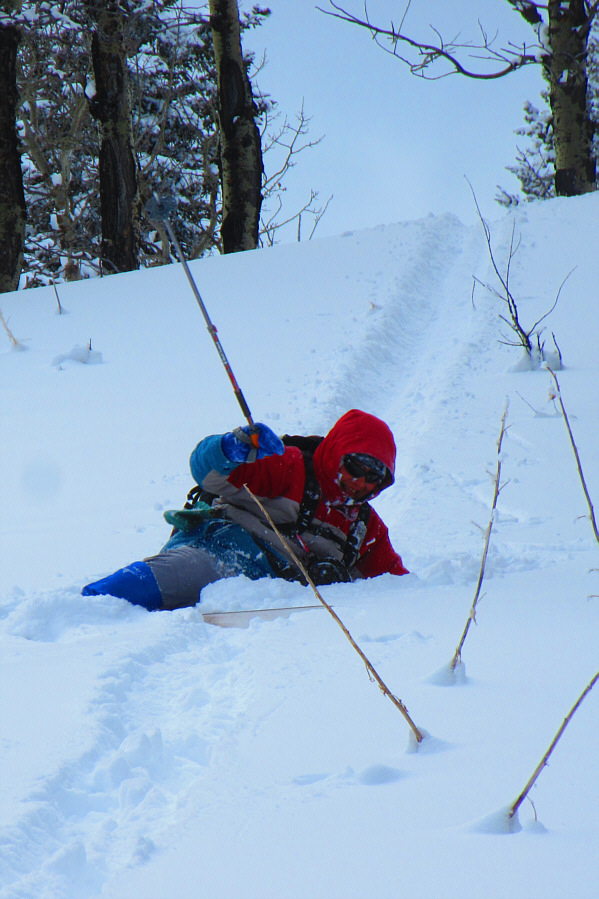 This is the same downhill section as the previous photo.