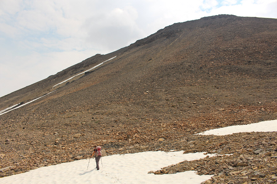 About 290 metres of elevation gain left from here.