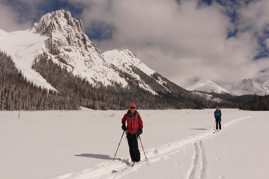 The weather won't be so nice when we come back through here later...