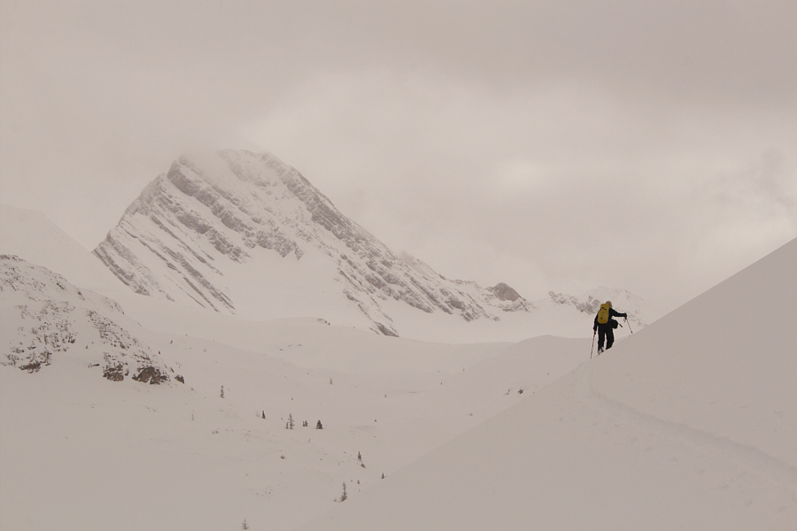 We're taking a roundabout way up to Burstall Pass!