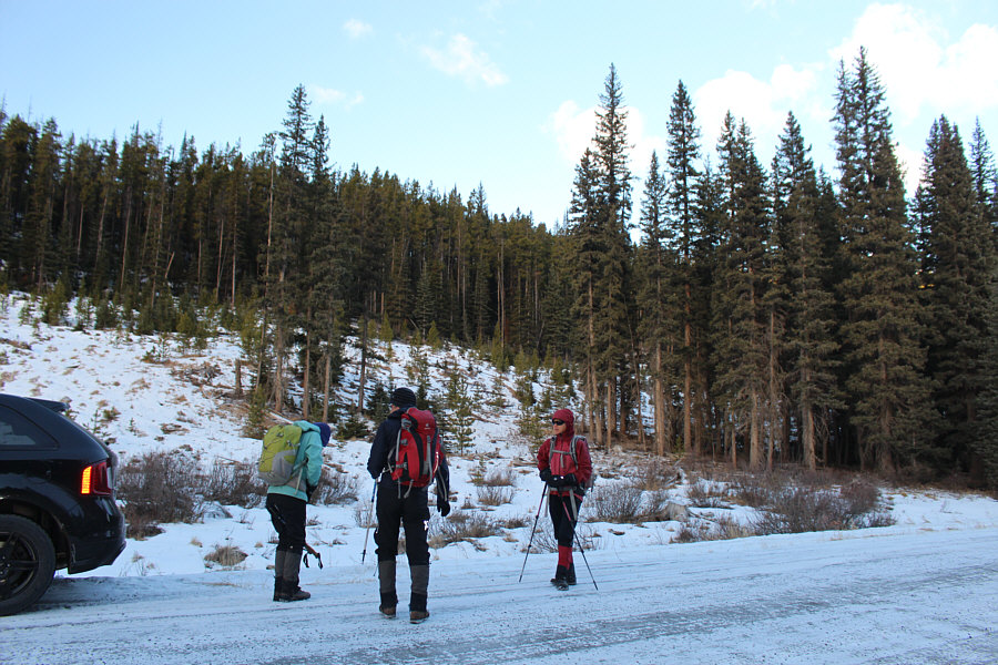 Don't expect any trails or flagging!