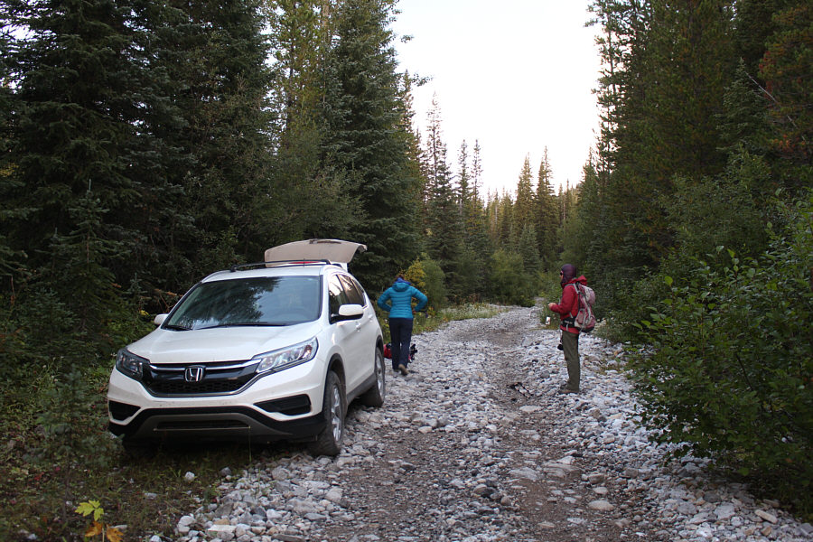 I made it here in my trusty Honda CR-V but just barely!