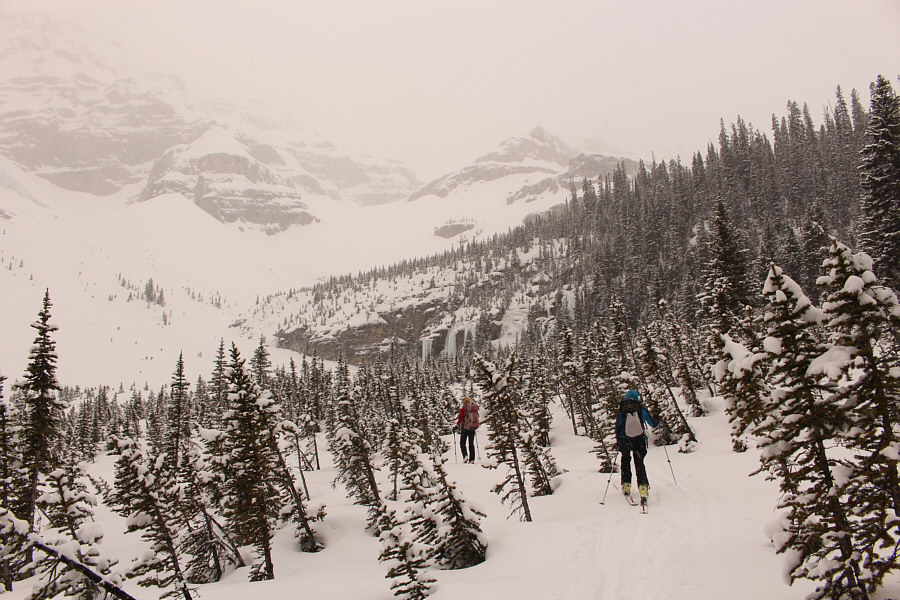 The price of admission is the long approach, but here we are now at the main attraction!