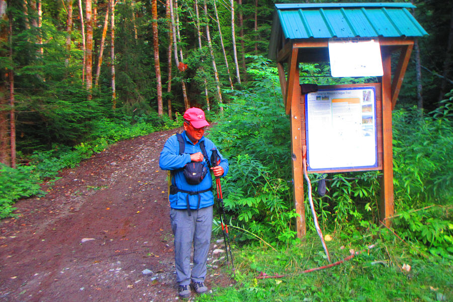 Actually, she is always enthusiastic about hiking anywhere!