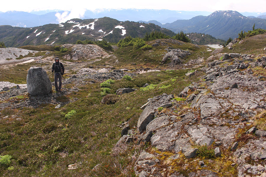 The lake is actually quite large, but we didn't have time or energy to check it out.