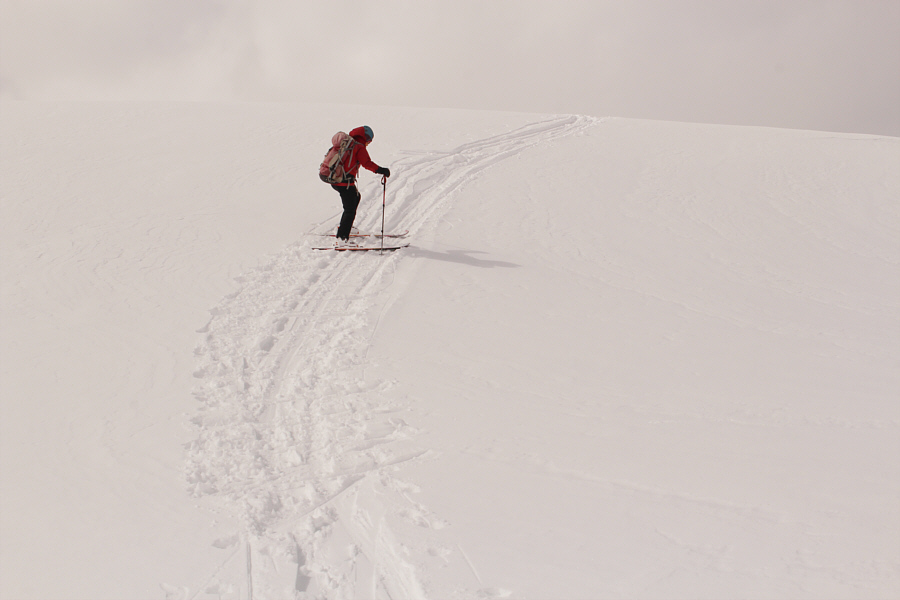 I think we're back on the glacier here.