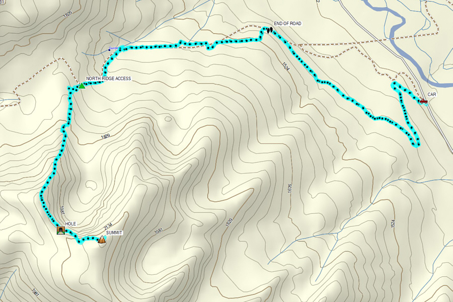 A relatively easy ascent once you know where to start and where to go!