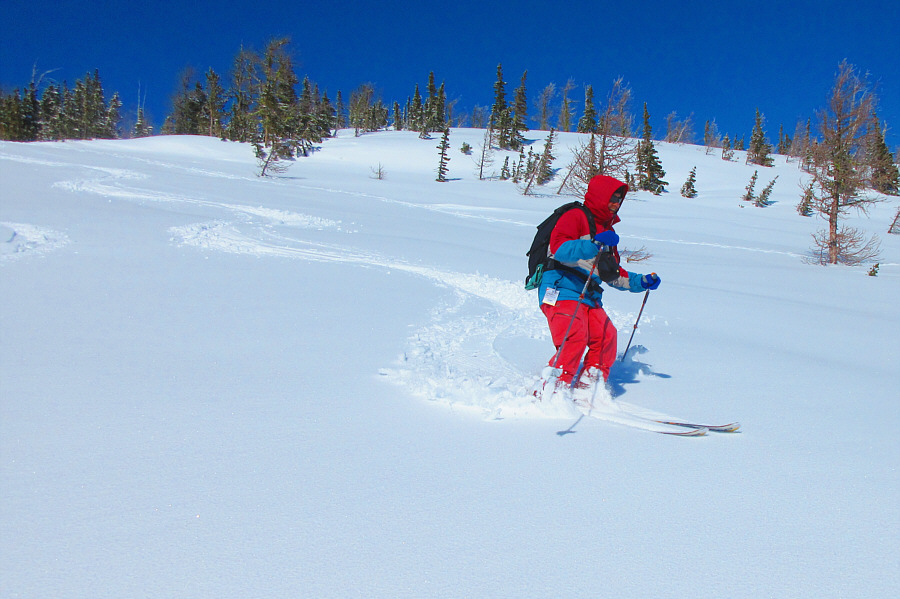 The skiing here was heavenly!