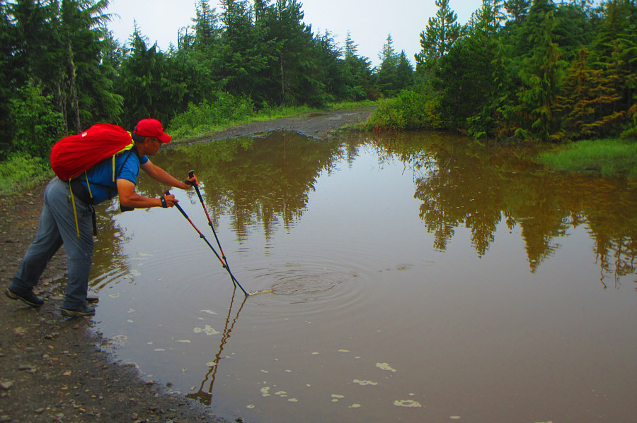 It's deep, but I probably would have made it through in my car!