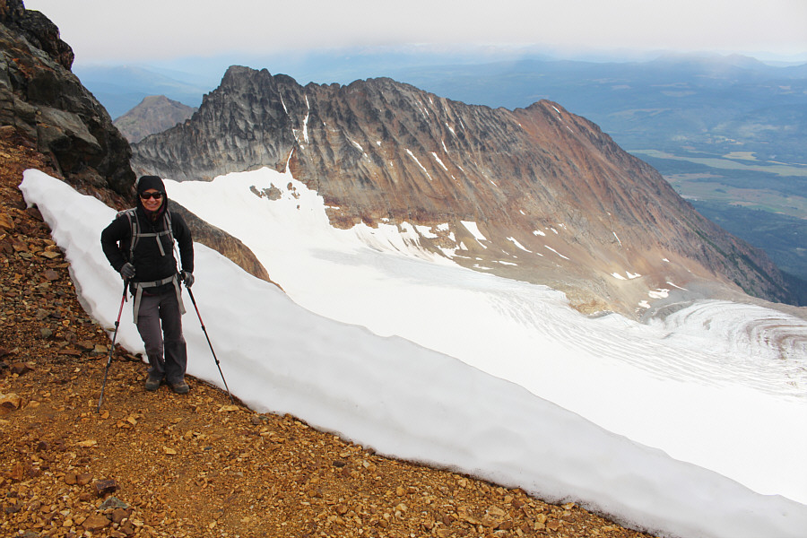 Yeah, there's no easy route to the summit via the Glacier Gulch trail!