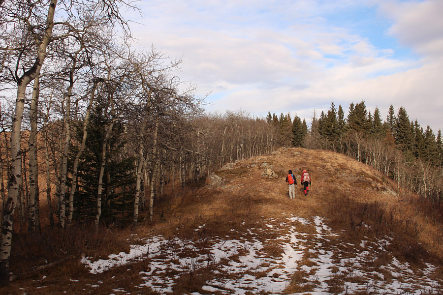 We're finally ridge-walking...yay!