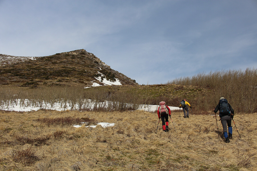 And of course, we're gonna take the hardest line up the peak!