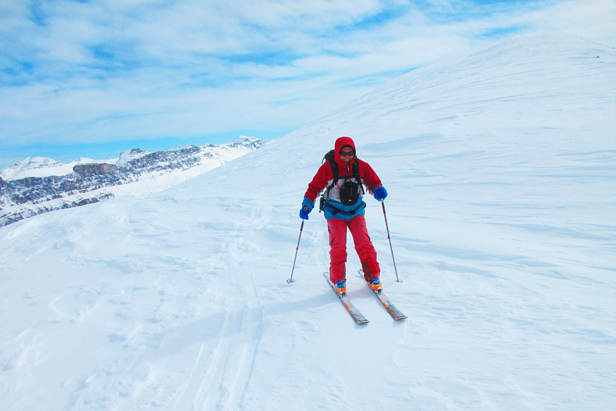 Survival skiing already!