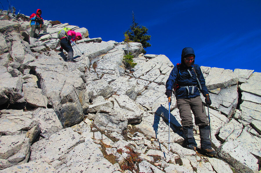 Take your time, and watch your footing here.