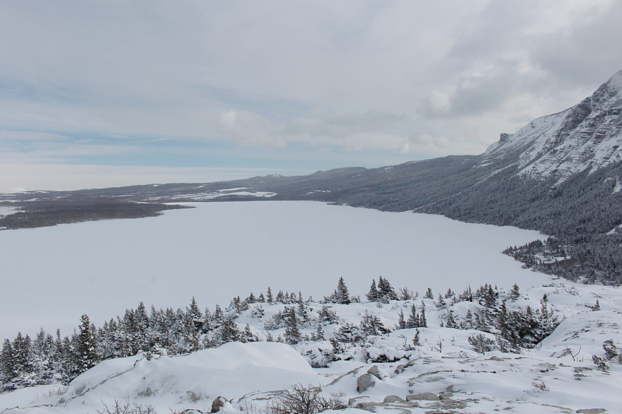 I'm glad we didn't have to take the long approach via Wishbone trail!