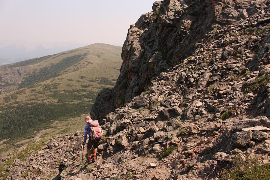 This would be more tricky to descend if snow-covered.