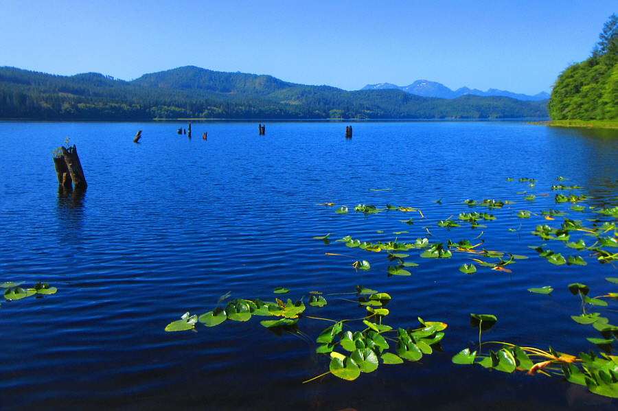 It's a bit surprising that there is not more development or even a campground at this beautiful lake.