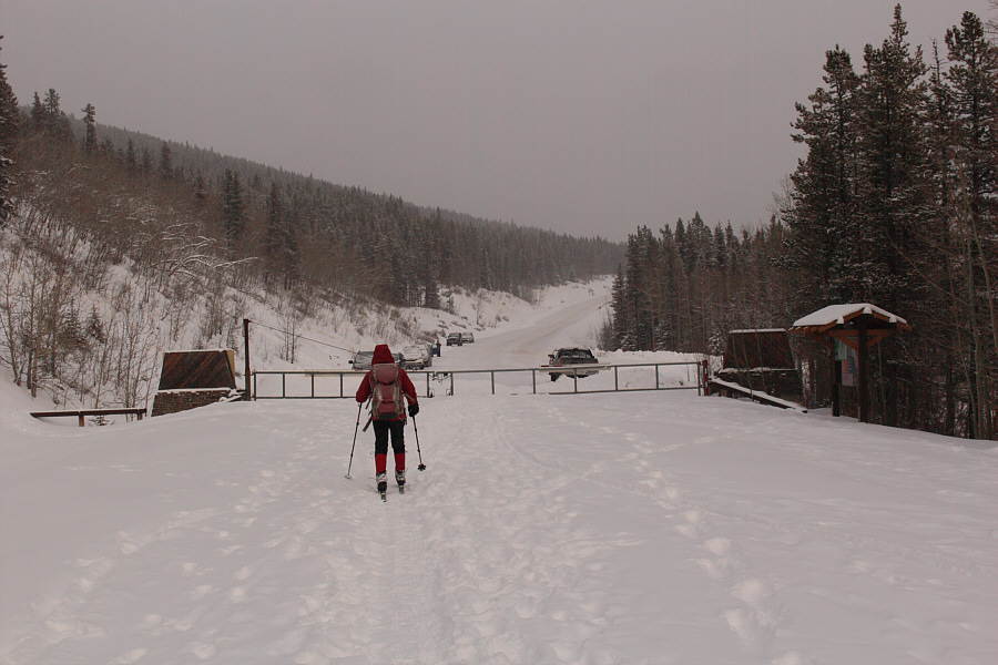 People still climb Prairie Mountain in shitty weather like this!