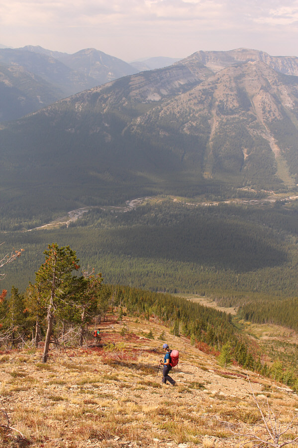 Much easier going down!