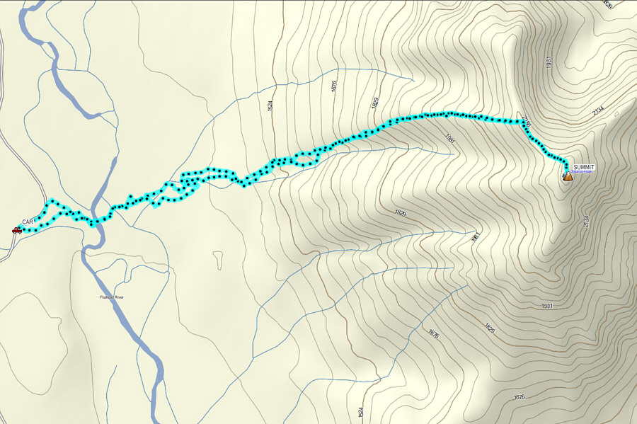 Fording, bushwhacking and slogging...why Packhorse Peak is not destined to become a Classic!