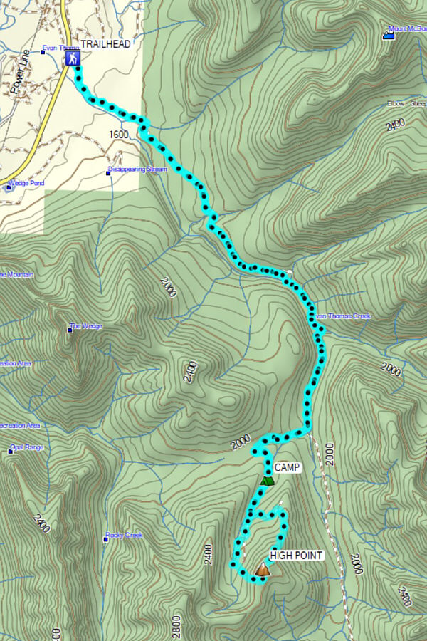 The long approach is a pain in the a**, but the views from the ridge make the suffering worthwhile.