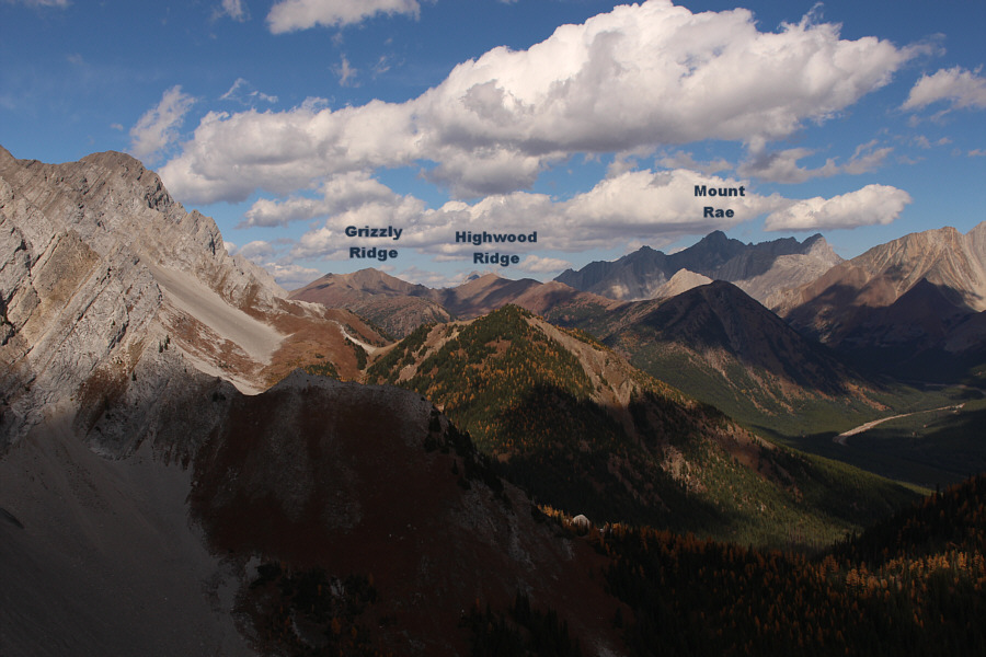 The ridge at centre might be a good objective for the future...