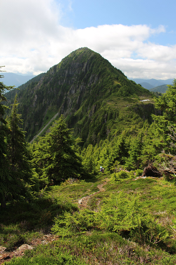 The traverse between the two peaks is truly delightful.